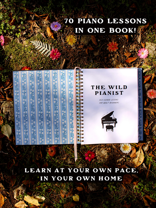 The Wild Pianist: Self-Guided Lessons for Adult Beginners